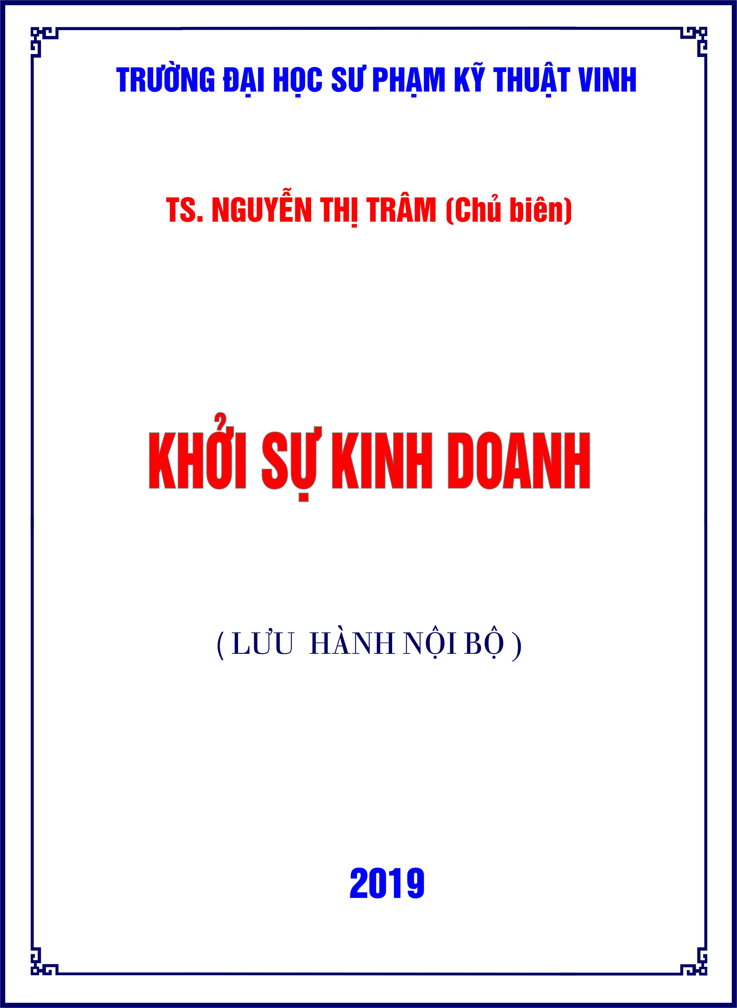 Khởi sự kinh doanh