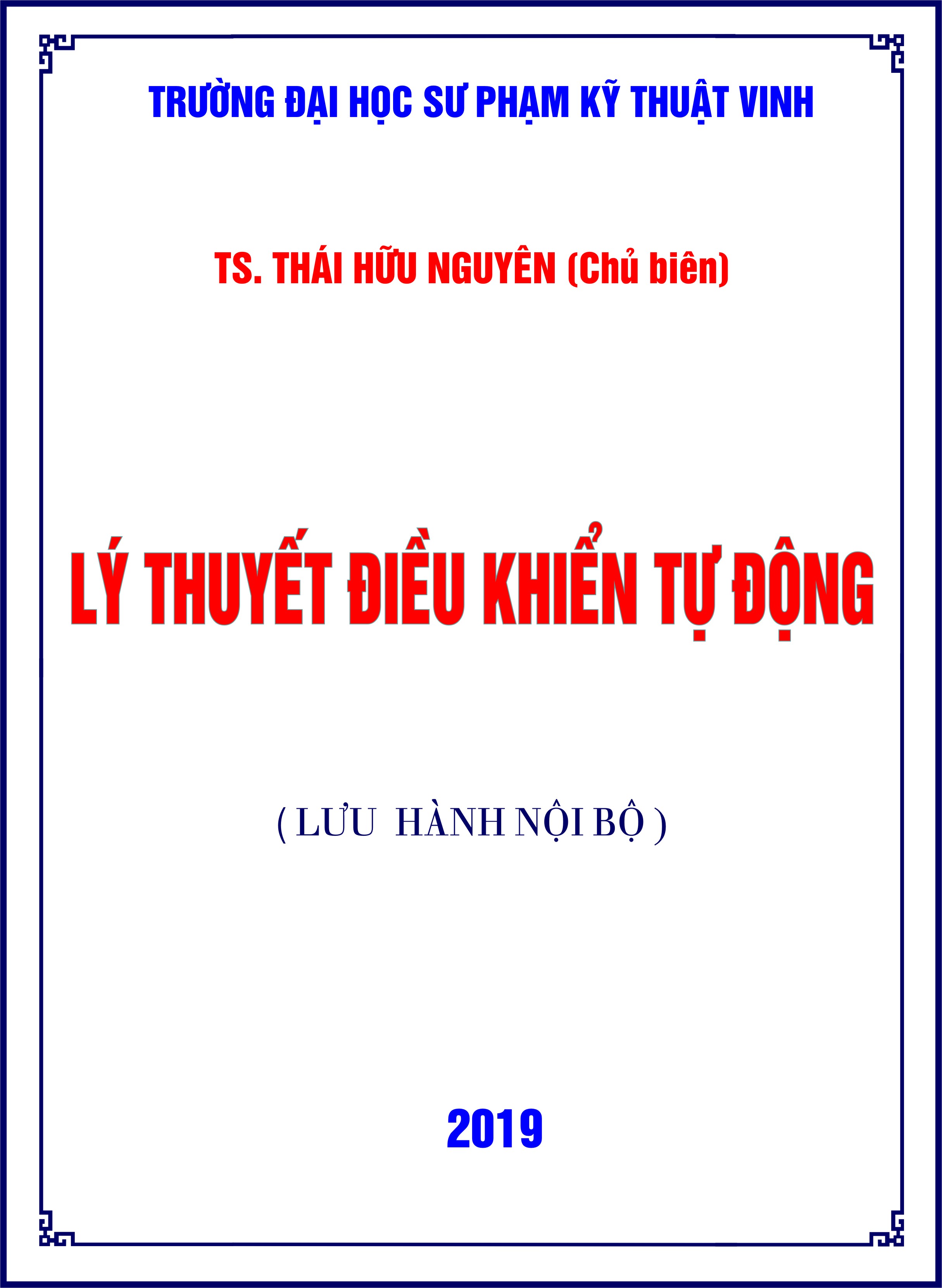 Lý thuyết điều khiển tự động