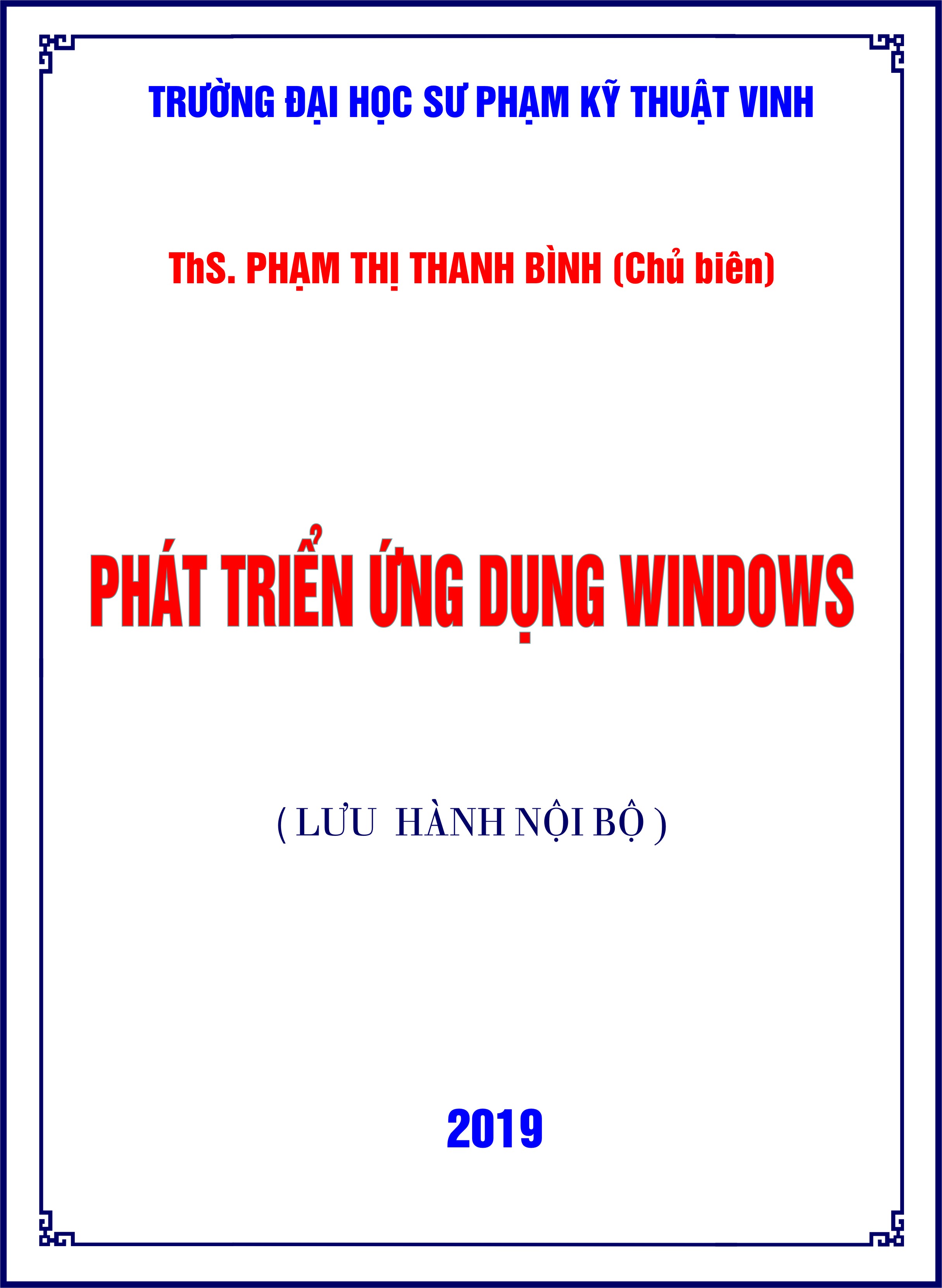 Phát triển ứng dụng Windows